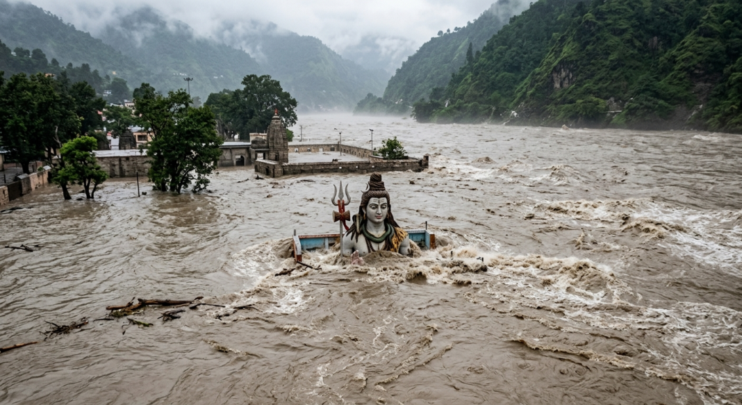 अलकनंदा उफान पर: रुद्रप्रयाग में शिव प्रतिमा जलमग्न, खतरे के निशान के करीब पहुंचा जलस्तर अलकनंदा उफान पर: रुद्रप्रयाग में शिव प्रतिमा जलमग्न, खतरे के निशान के करीब पहुंचा जलस्तर