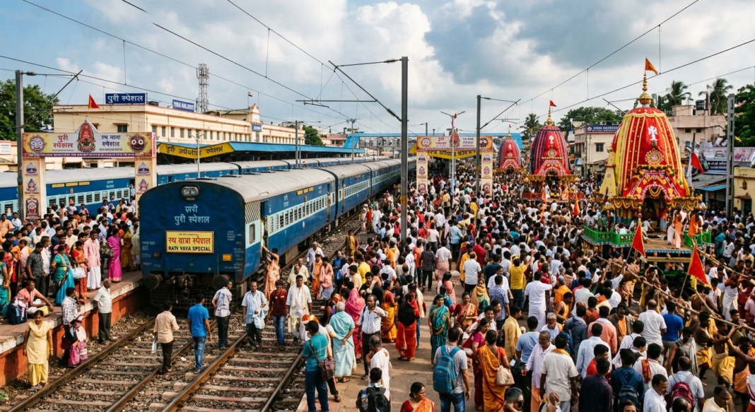 यूपी, उत्तराखंड और महाराष्ट्र को नई ट्रेनों की सौगात, रथ यात्रा के लिए चलेंगी 300 से अधिक स्पेशल ट्रेनें यूपी, उत्तराखंड और महाराष्ट्र को नई ट्रेनों की सौगात, रथ यात्रा के लिए चलेंगी 300 से अधिक स्पेशल ट्रेनें