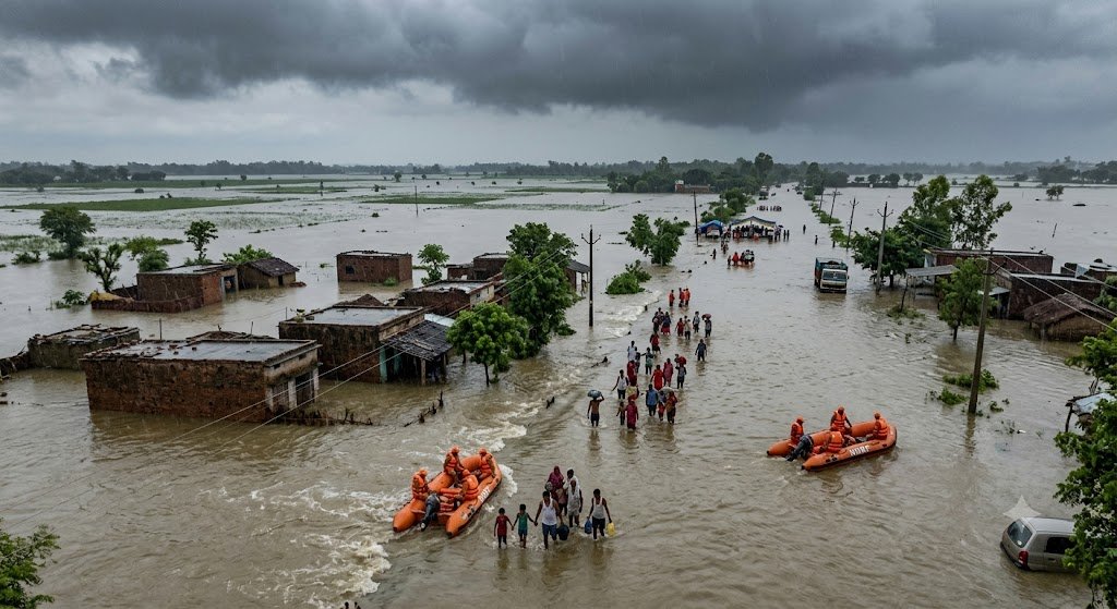 19 राज्यों में भारी बारिश का अलर्ट, IMD ने जारी की चेतावनी; बाढ़ और जलभराव का खतरा बढ़ा 19 राज्यों में भारी बारिश का अलर्ट, IMD ने जारी की चेतावनी; बाढ़ और जलभराव का खतरा बढ़ा
