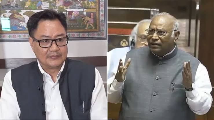 NEET पेपर लीक पर लोकसभा में घमासान, रिजिजू और खड़गे आमने-सामने; सरकार बोली- चर्चा के लिए तैयार NEET पेपर लीक पर लोकसभा में घमासान, रिजिजू और खड़गे आमने-सामने; सरकार बोली- चर्चा के लिए तैयार