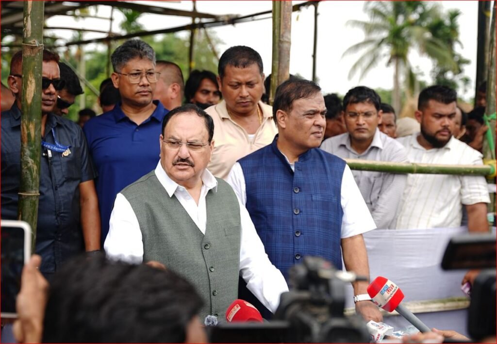 असम में बाढ़ से भारी तबाही, हालात सामान्य होने में लगेगा समय: जेपी नड्डा असम में बाढ़ से भारी तबाही, हालात सामान्य होने में लगेगा समय: जेपी नड्डा