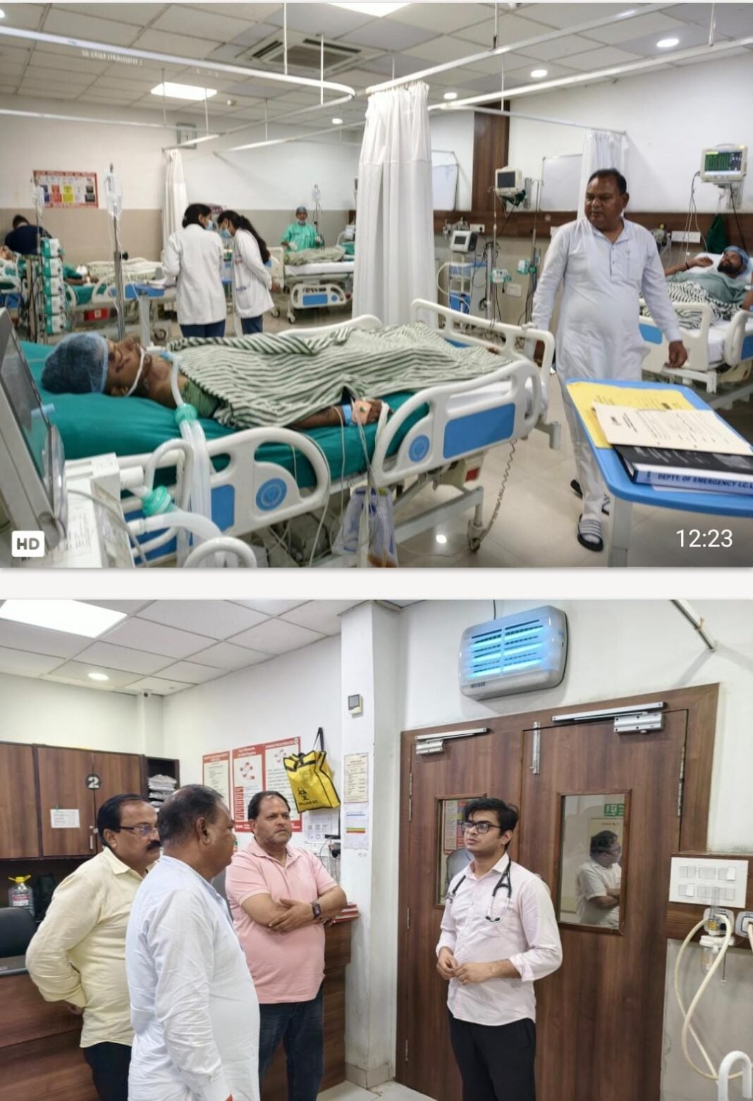 घायल युवक का हाल जानने राममूर्ति अस्पताल पहुंचे महापौर विकास शर्मा घायल युवक का हाल जानने राममूर्ति अस्पताल पहुंचे महापौर विकास शर्मा