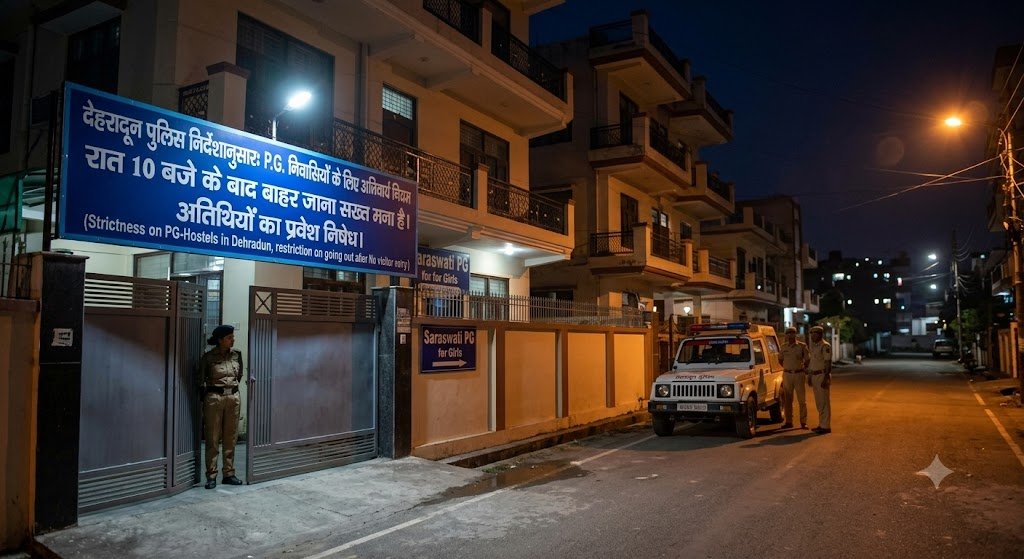 फायरिंग के बाद देहरादून में पीजी-हॉस्टलों पर सख्ती, रात 10 बजे के बाद बाहर निकलने पर रोक फायरिंग के बाद देहरादून में पीजी-हॉस्टलों पर सख्ती, रात 10 बजे के बाद बाहर निकलने पर रोक