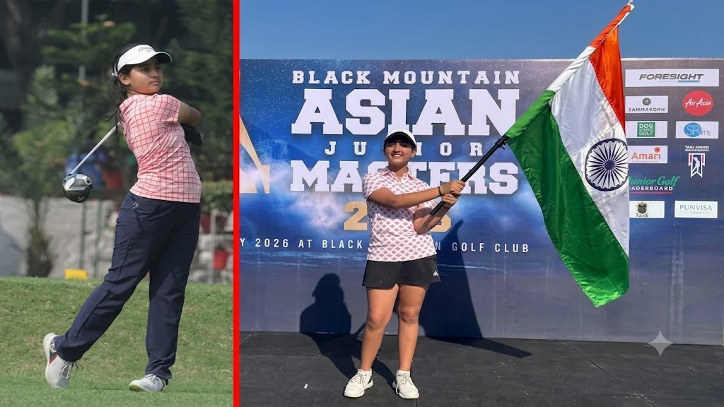 11 साल की आराध्या ने रचा इतिहास, 10 स्ट्रोक से जीता राष्ट्रीय गोल्फ खिताब 11 साल की आराध्या ने रचा इतिहास, 10 स्ट्रोक से जीता राष्ट्रीय गोल्फ खिताब