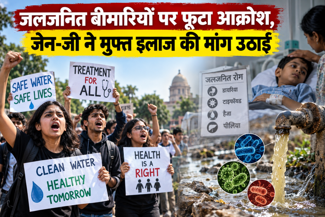 ज्योलीकोट में जलजनित बीमारियों पर फूटा आक्रोश, जेन-जी ने मुफ्त इलाज की मांग उठाई ज्योलीकोट में जलजनित बीमारियों पर फूटा आक्रोश, जेन-जी ने मुफ्त इलाज की मांग उठाई