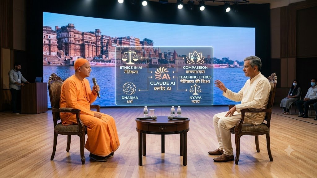क्लॉड AI को नैतिकता सिखाने के लिए स्वामी की मदद ले रही एंथ्रोपिक, भारतीय दर्शन से समझेगा सही-गलत क्लॉड AI को नैतिकता सिखाने के लिए स्वामी की मदद ले रही एंथ्रोपिक, भारतीय दर्शन से समझेगा सही-गलत